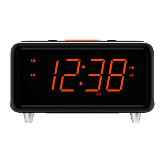Emerson Radio SmartSet Alarm Clock Radio with Bluetooth Speaker - Picture 3 of 6